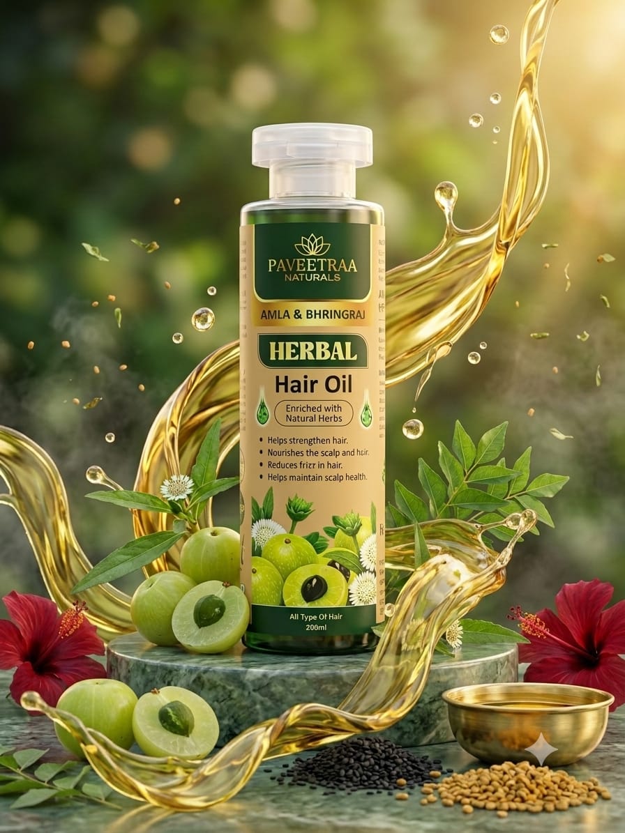 Paveetraa Naturals Herbal Hair Oil 200ml