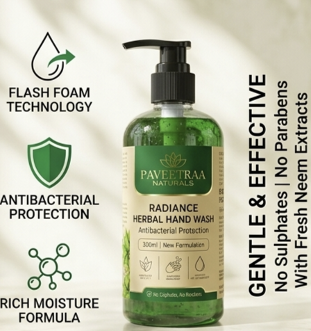 Paveetraa Naturals Radiance Herbal Hand Wash 300ml